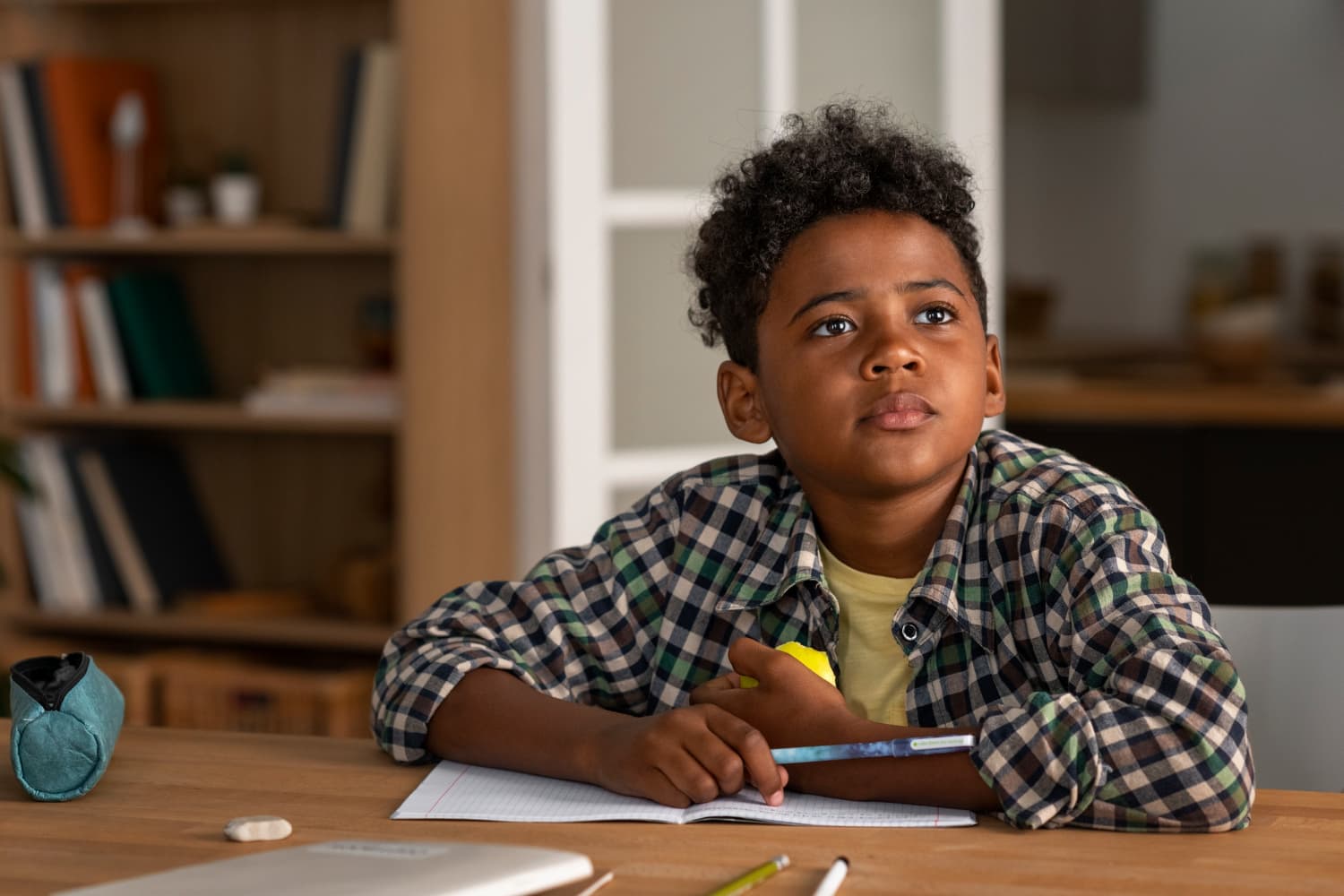 Ghanaian students preparing for exams